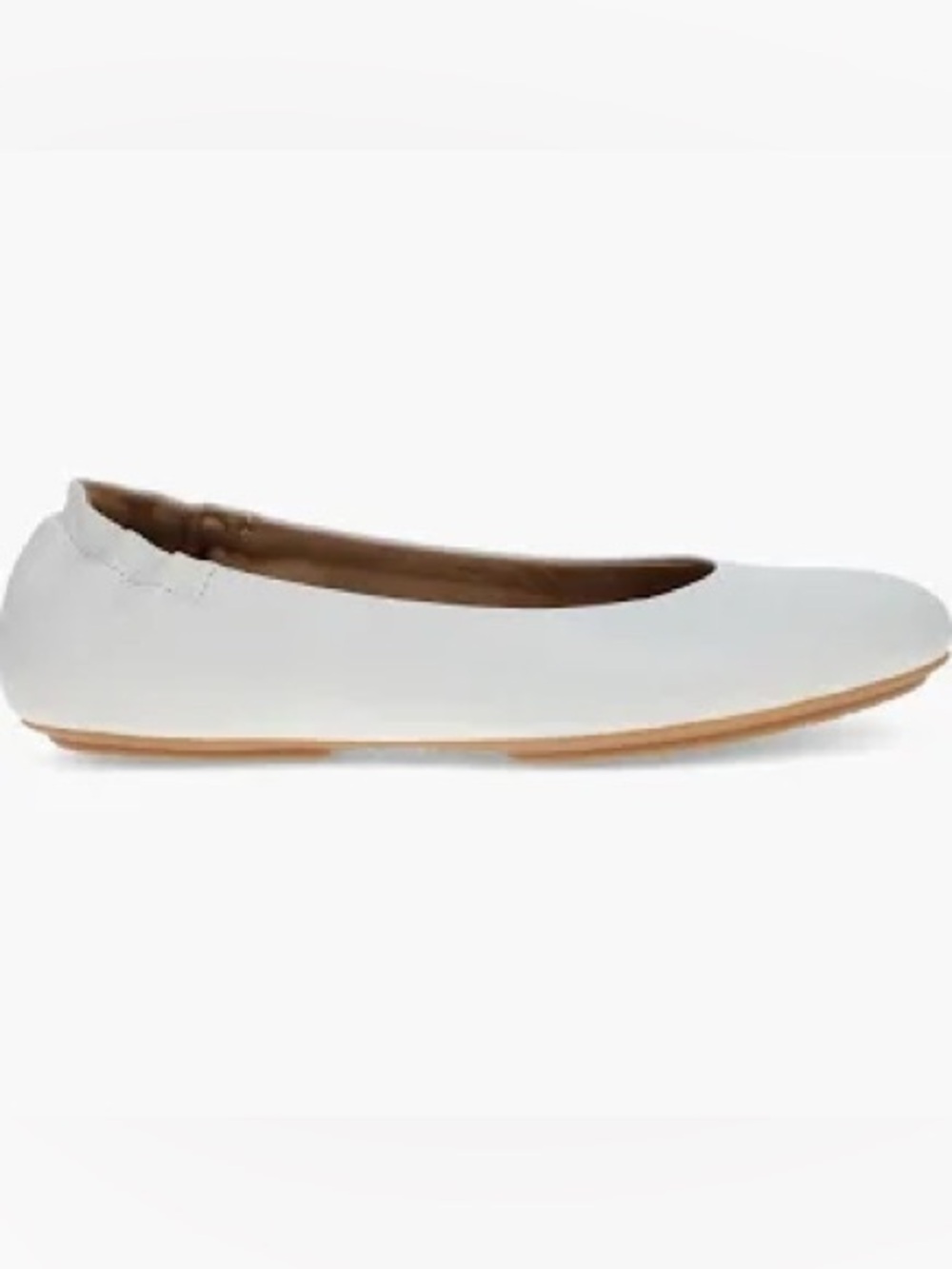 Dansko Mollie Classic Women's White Leather Ballet Flat Size EU 38 NWB
